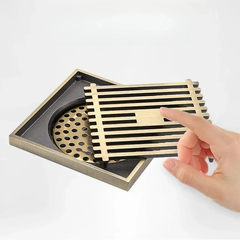 Brass Bathroom floor drain, anti-odor drainage fast, brass bathroom floor drain Bathroom Fixture
Brass Bathroom floor drain, anti-odor drainage fast, brass bathroom floor drain Bathroom Fixture