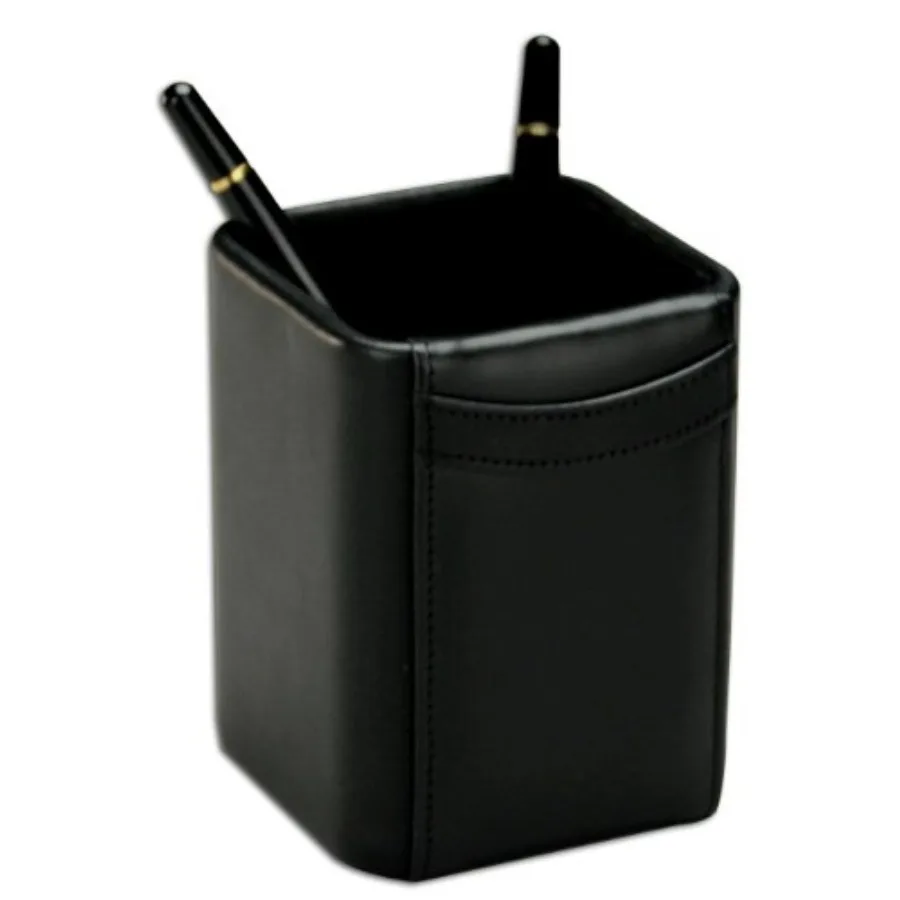 Black Leather Pencil Cup
Black Leather Pencil Cup
