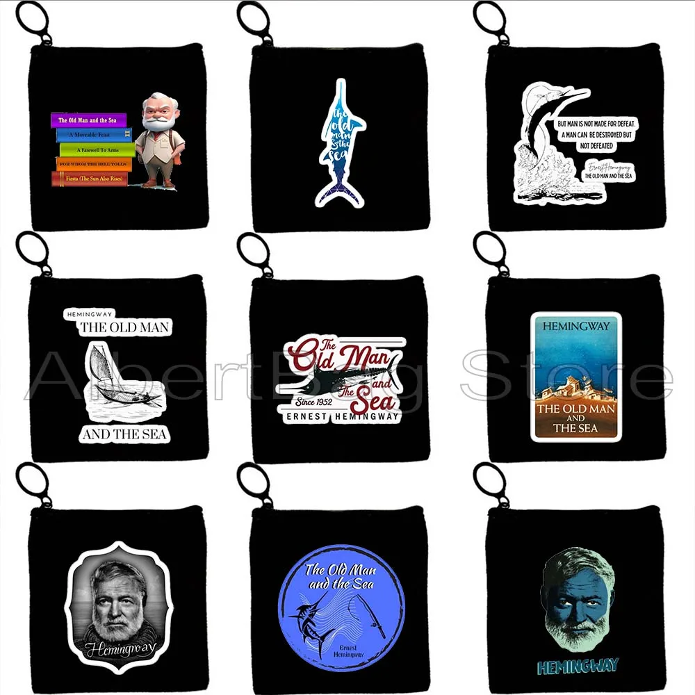 The Old Man And The Sea Ernest Hemingway Novels Books Lover Sea Fishing Gift Key Coin Purse Bag Storage Card Wallet Zipper Pouch
The Old Man And The Sea Ernest Hemingway Novels Books Lover Sea Fishing Gift Key Coin Purse Bag Storage Card Wallet Zipper Pouch