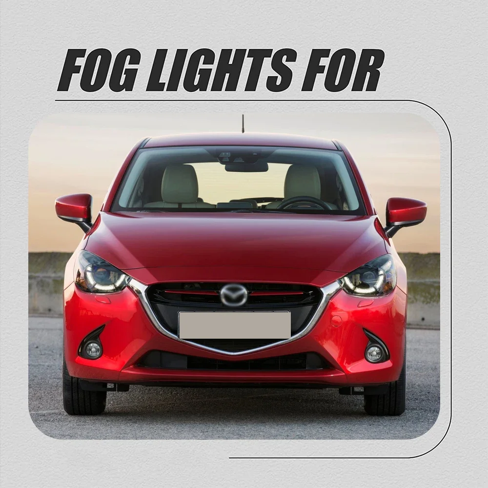 Front Bumper Fog Lamp Upgrade Kit FOR Mazda 2 2015 2016 2017 2018 Version Additional Foglight Set Switch + Wiring
Front Bumper Fog Lamp Upgrade Kit FOR Mazda 2 2015 2016 2017 2018 Version Additional Foglight Set Switch + Wiring
