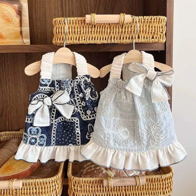 Luxury Pet Dress for Small Puppy Summer Puppy Clothes Bow Lace Dog Skirt Princess Dog T Shirt Girls Dog Costume Chihuahua Vest
Luxury Pet Dress for Small Puppy Summer Puppy Clothes Bow Lace Dog Skirt Princess Dog T Shirt Girls Dog Costume Chihuahua Vest