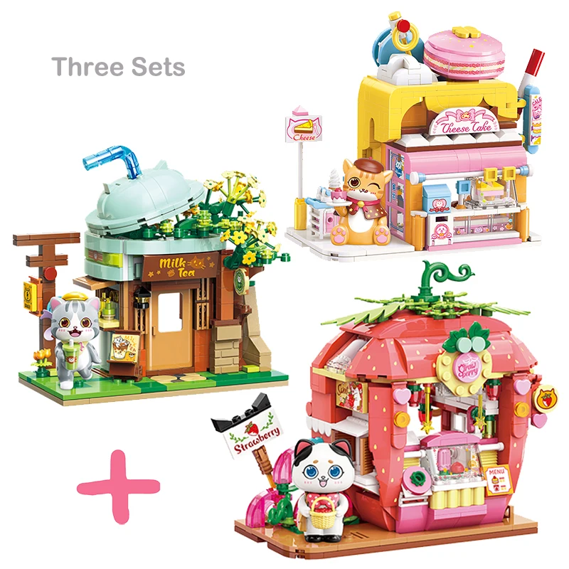 New Lovely Street View Building Block DIY Mini Cake Shop Milk Tea House Children Assembly Toys For Girls Friends Christmas Gift
New Lovely Street View Building Block DIY Mini Cake Shop Milk Tea House Children Assembly Toys For Girls Friends Christmas Gift