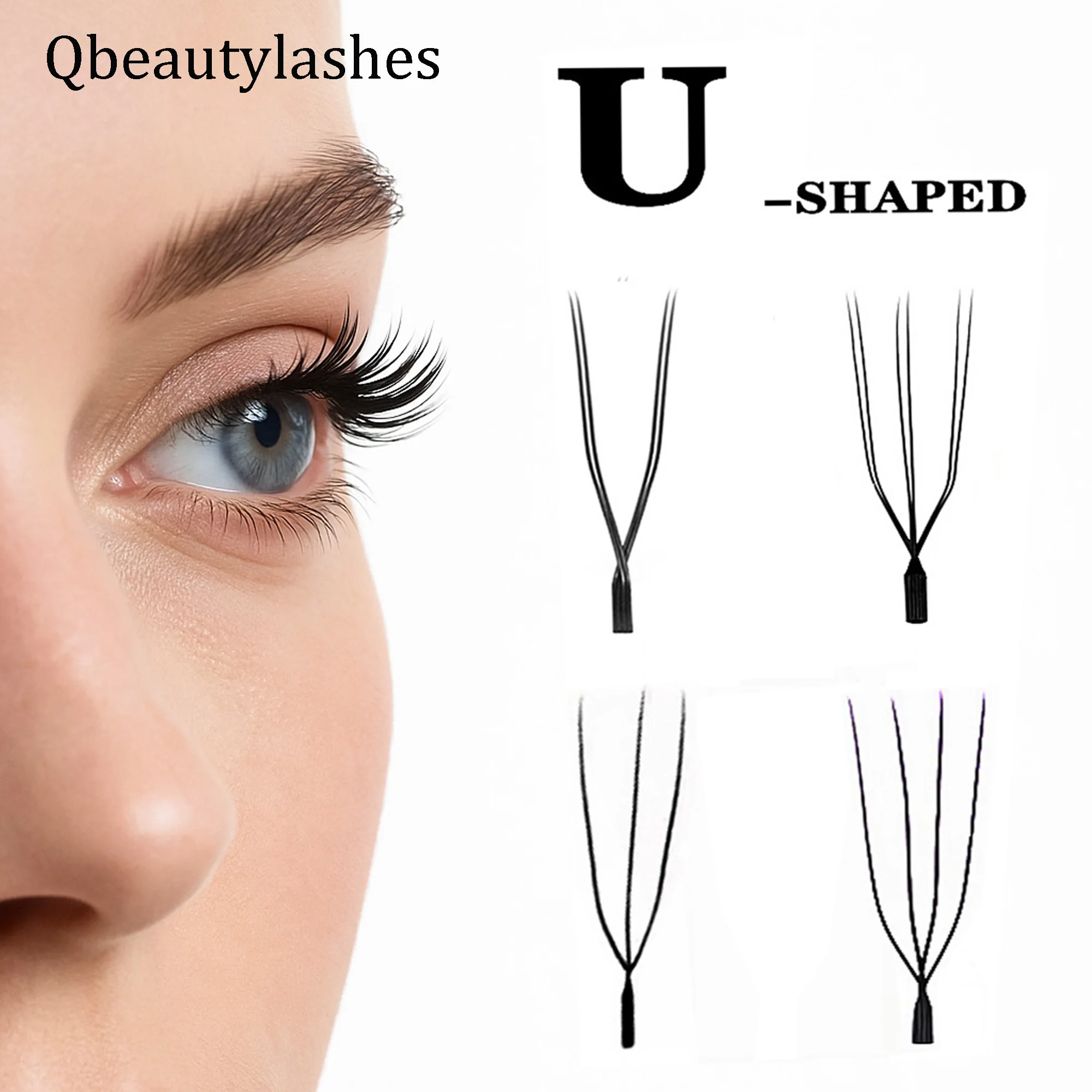 Qbeautylashes U Shaped 3D 4D 6DW Eyelashes extension nature Bloom Lashes Premade Fans beauty makeup
Qbeautylashes U Shaped 3D 4D 6DW Eyelashes extension nature Bloom Lashes Premade Fans beauty makeup