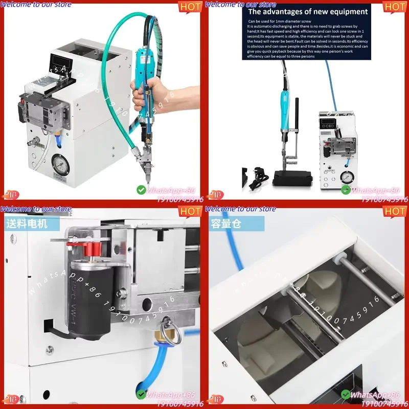 2026 Desktop Manual Screw Locking Machine Handheld Screwdriver Automatic Screw Feeder Conveyor Screw Driver Bit with Feeding
2026 Desktop Manual Screw Locking Machine Handheld Screwdriver Automatic Screw Feeder Conveyor Screw Driver Bit with Feeding