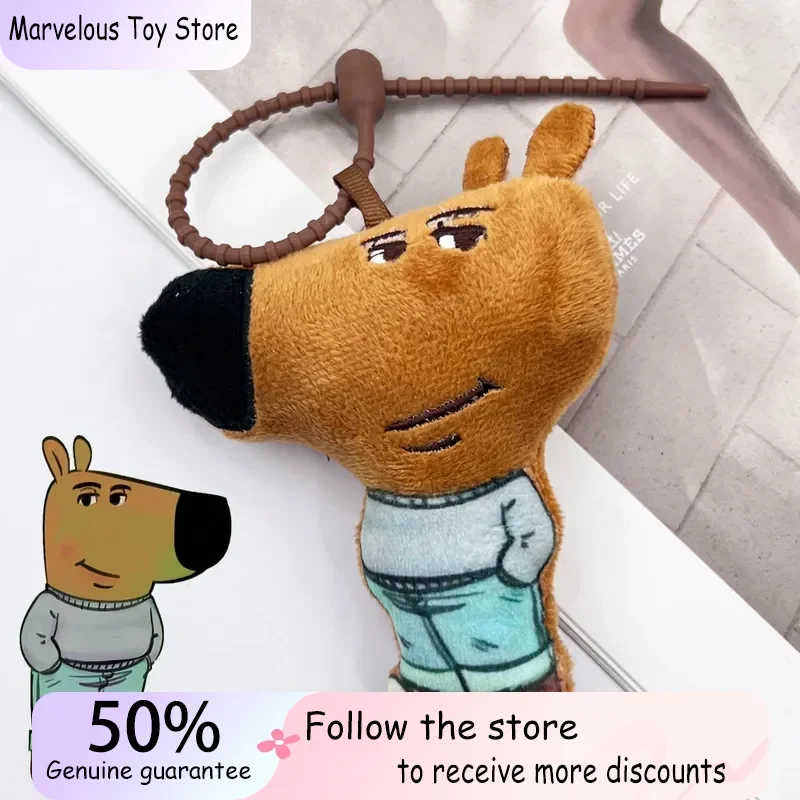 Anime Chill Guy Cosplay Doll Keychain Cute Keyring Plush Brown Dog Pendant Unisex Gifts Cartoon Key Chain Bag Accessories Props
Anime Chill Guy Cosplay Doll Keychain Cute Keyring Plush Brown Dog Pendant Unisex Gifts Cartoon Key Chain Bag Accessories Props