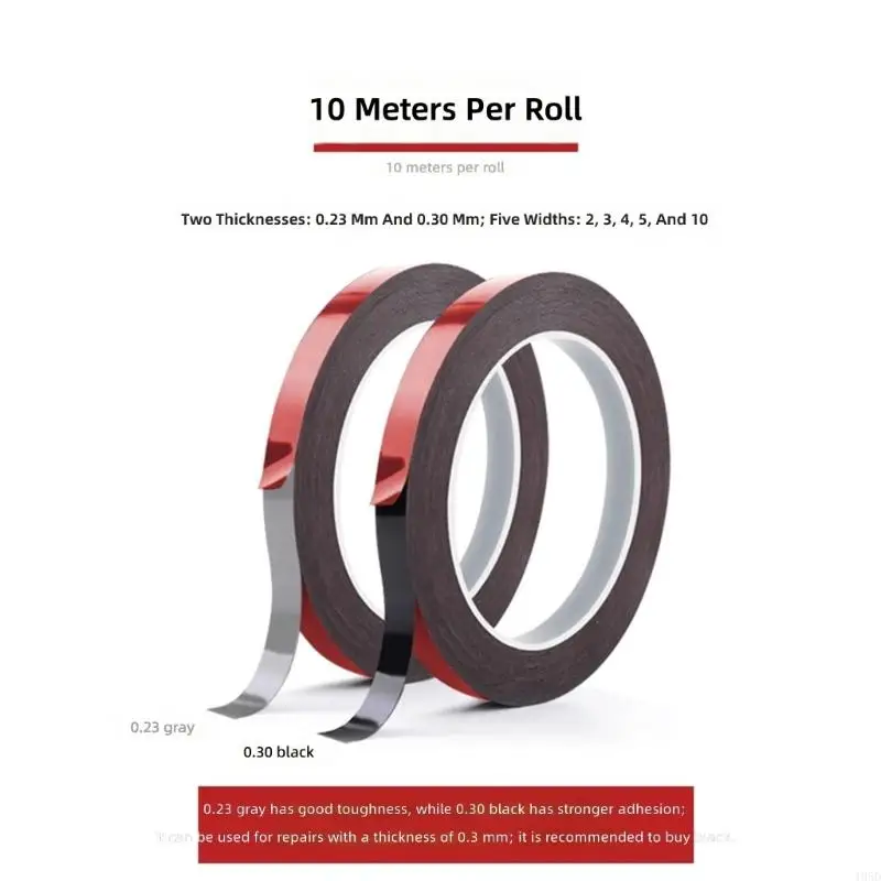 Electronics Screen Attachment Adhesive 0.3mm Thickness Double Sided Tape For DIY Repair Projects 10 Meter Length
Electronics Screen Attachment Adhesive 0.3mm Thickness Double Sided Tape For DIY Repair Projects 10 Meter Length