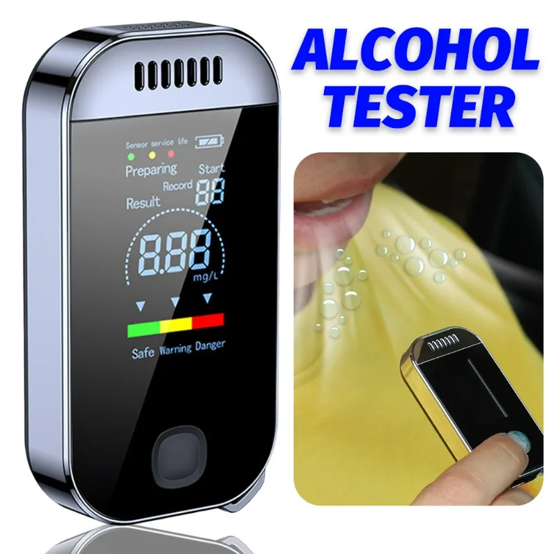 Portable Car Breathalyzer with High-Sensitivity Sensor 10s Fast Detection 0.000-0.199% BAC Range Alcohol Tester Rechargeable
Portable Car Breathalyzer with High-Sensitivity Sensor 10s Fast Detection 0.000-0.199% BAC Range Alcohol Tester Rechargeable
