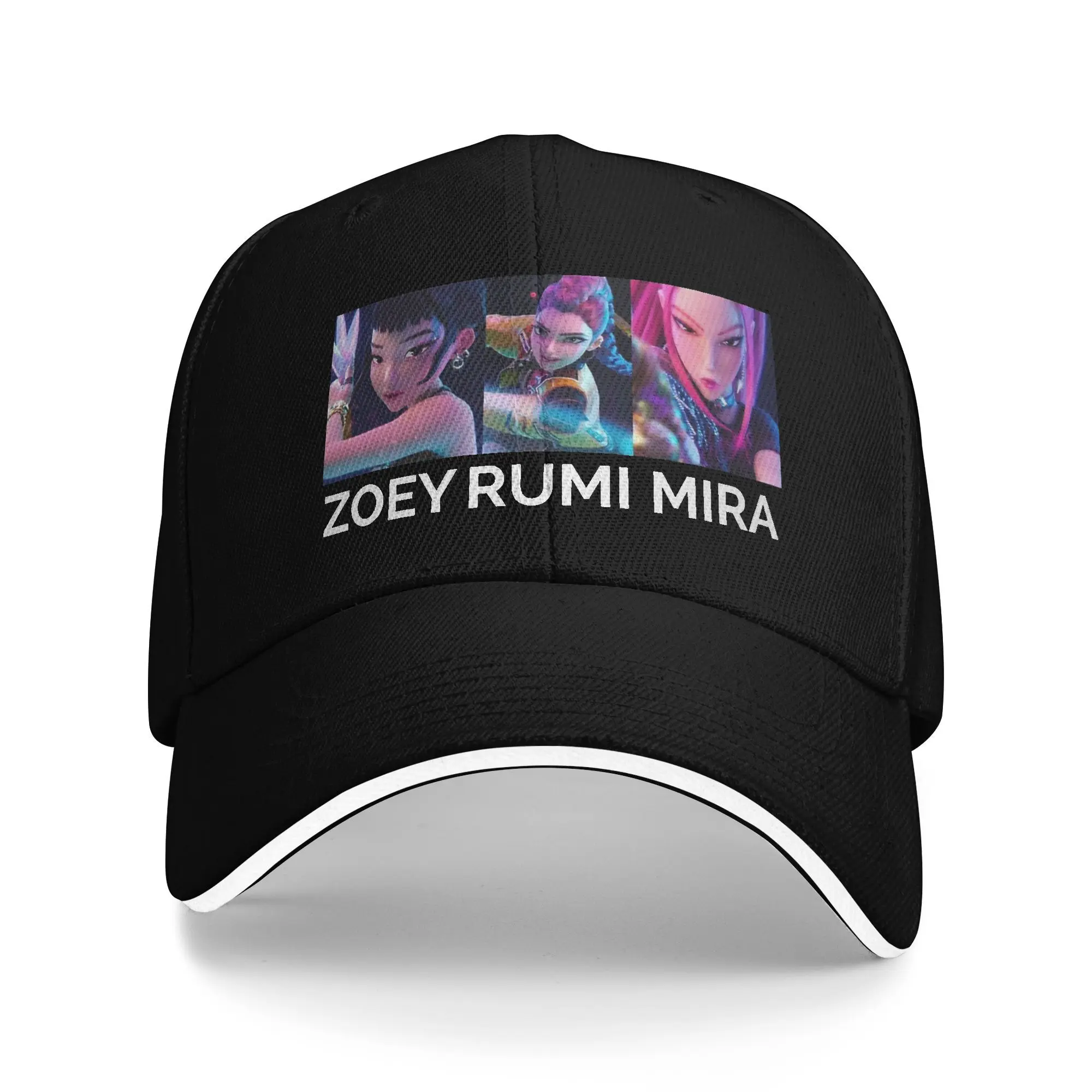huntrix close & name Sandwich Cap Baseball Caps Kpop Demon Hunters Sandwich Hat Adjustable Polyester Sports Cap Summer Caps
huntrix close & name Sandwich Cap Baseball Caps Kpop Demon Hunters Sandwich Hat Adjustable Polyester Sports Cap Summer Caps