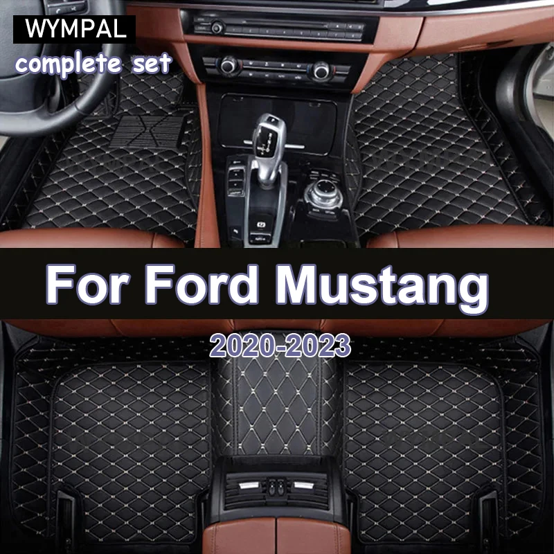 Автомобильные коврики из искусственной кожи на заказ для Ford Mustang 2015-2023, детали интерьера, автомобильные аксессуары
Автомобильные коврики из искусственной кожи на заказ для Ford Mustang 2015-2023, детали интерьера, автомобильные аксессуары