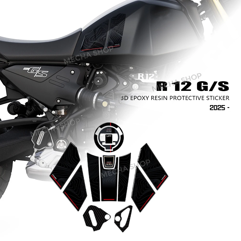 R 12G/S 2025 Motorcycle Accessories 3D Epoxy Resin Tank Pad Protection Sticker for R 12 G/S R12GS 2026
R 12G/S 2025 Motorcycle Accessories 3D Epoxy Resin Tank Pad Protection Sticker for R 12 G/S R12GS 2026