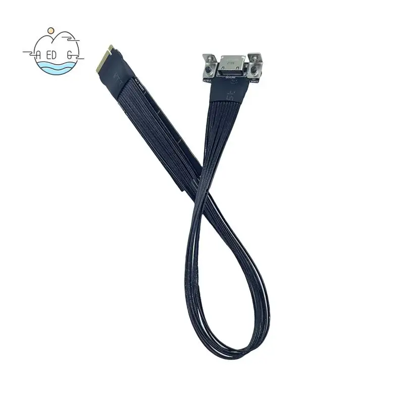 AED6-Для M.2 к Oculink 4I Удлинительный кабель для настольных ПК M2 Mkey NVME к SFF8611 Переходной шнур Pcie 4.0 X4 Gen4 Посеребренный
AED6-Для M.2 к Oculink 4I Удлинительный кабель для настольных ПК M2 Mkey NVME к SFF8611 Переходной шнур Pcie 4.0 X4 Gen4 Посеребренный