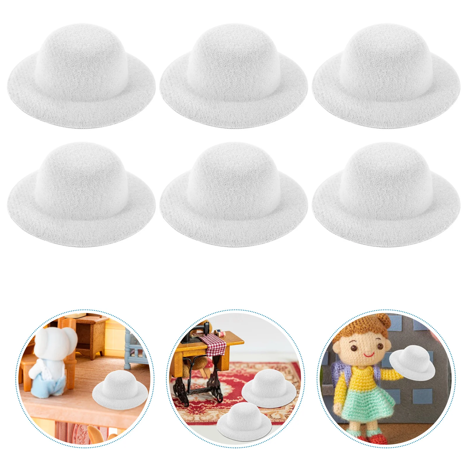 12Pcs Tiny Top Hats for Crafts Mini Snowman Accessories Adorable Hat Ornaments DIY Projects Miniature Craft Hats Decor
12Pcs Tiny Top Hats for Crafts Mini Snowman Accessories Adorable Hat Ornaments DIY Projects Miniature Craft Hats Decor