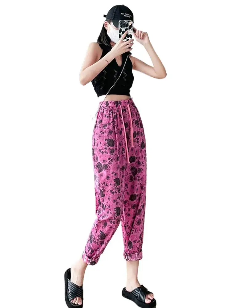 Summer Women High Waist Loose Comfy Pants Belt Straight Casual Pants 2024 New Fashion Cotton Linen Pants Rose Red Pants
Summer Women High Waist Loose Comfy Pants Belt Straight Casual Pants 2024 New Fashion Cotton Linen Pants Rose Red Pants