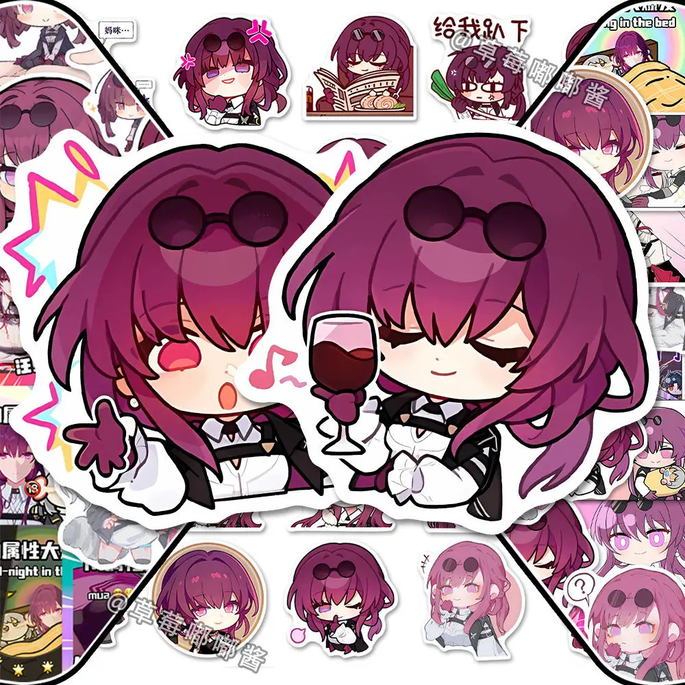 48Pieces Chinese Game Honkai: Star Rail Kafka Stickers Cartoon DIY Sticker Decals Desk Laptop Water Cup Stickers
48Pieces Chinese Game Honkai: Star Rail Kafka Stickers Cartoon DIY Sticker Decals Desk Laptop Water Cup Stickers