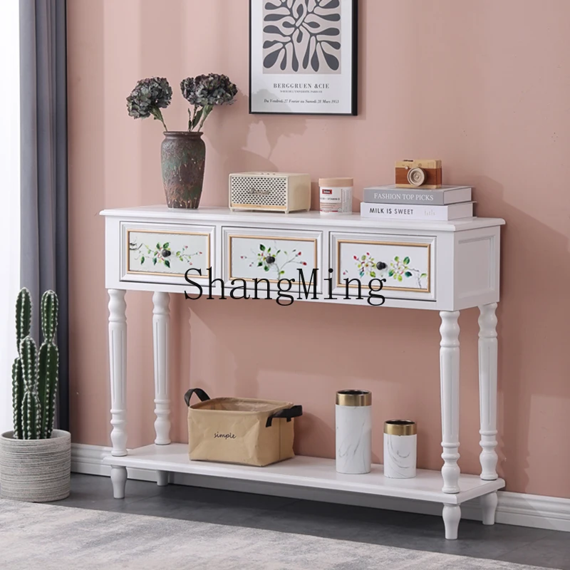 LXY living room partition cabinet balcony narrow strip table solid wood door household hand-painted storage cabinet
LXY living room partition cabinet balcony narrow strip table solid wood door household hand-painted storage cabinet