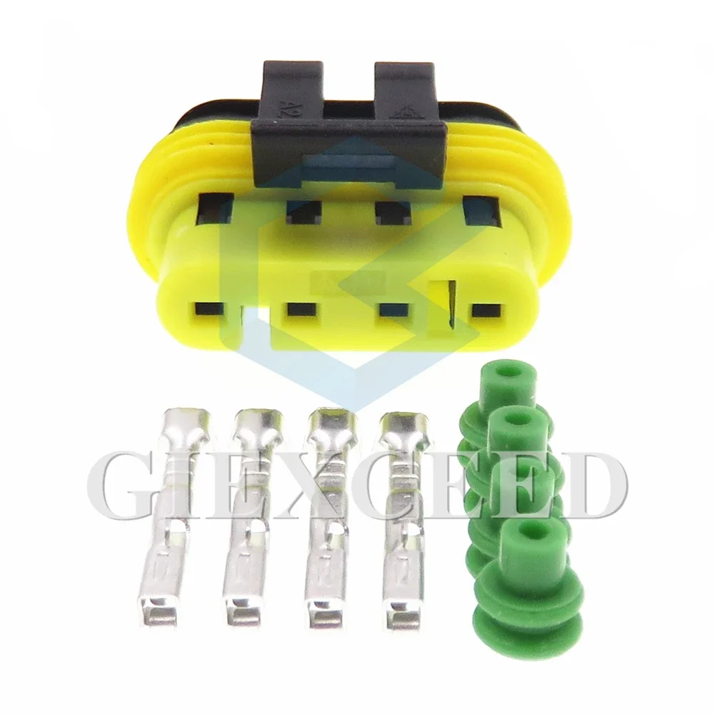 2 Sets 4 Pin 1.5 Series Yellow Auto Plastic Housing Wiring Socket AC Assembly Auto Accessories Waterproof Connector
2 Sets 4 Pin 1.5 Series Yellow Auto Plastic Housing Wiring Socket AC Assembly Auto Accessories Waterproof Connector