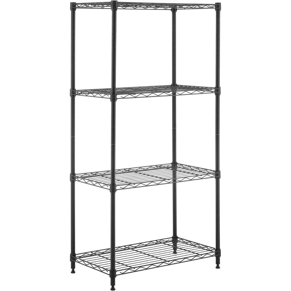 5-Tier Metal Storage Rack, Heavy Duty Adjustable Shelves, 250-lb Capacity, Matte Black, 14x24x59
5-Tier Metal Storage Rack, Heavy Duty Adjustable Shelves, 250-lb Capacity, Matte Black, 14x24x59