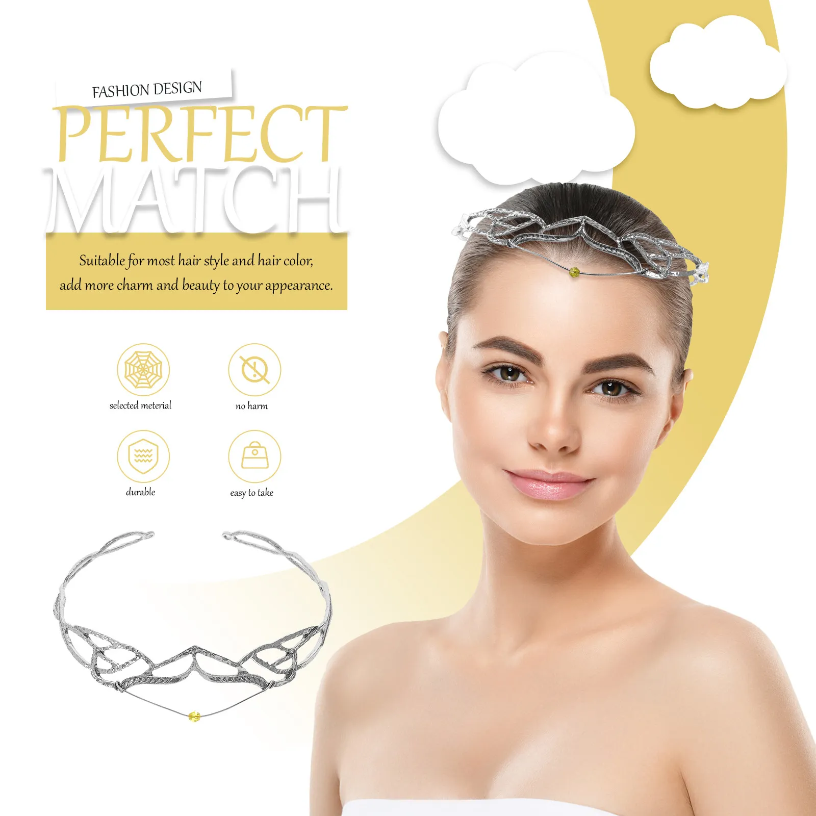 Delicate Color Crown Headband Exquisite Workmanship Wedding Bridal Hairband Women Headdress Woman Headband Girl Headbands
Delicate Color Crown Headband Exquisite Workmanship Wedding Bridal Hairband Women Headdress Woman Headband Girl Headbands