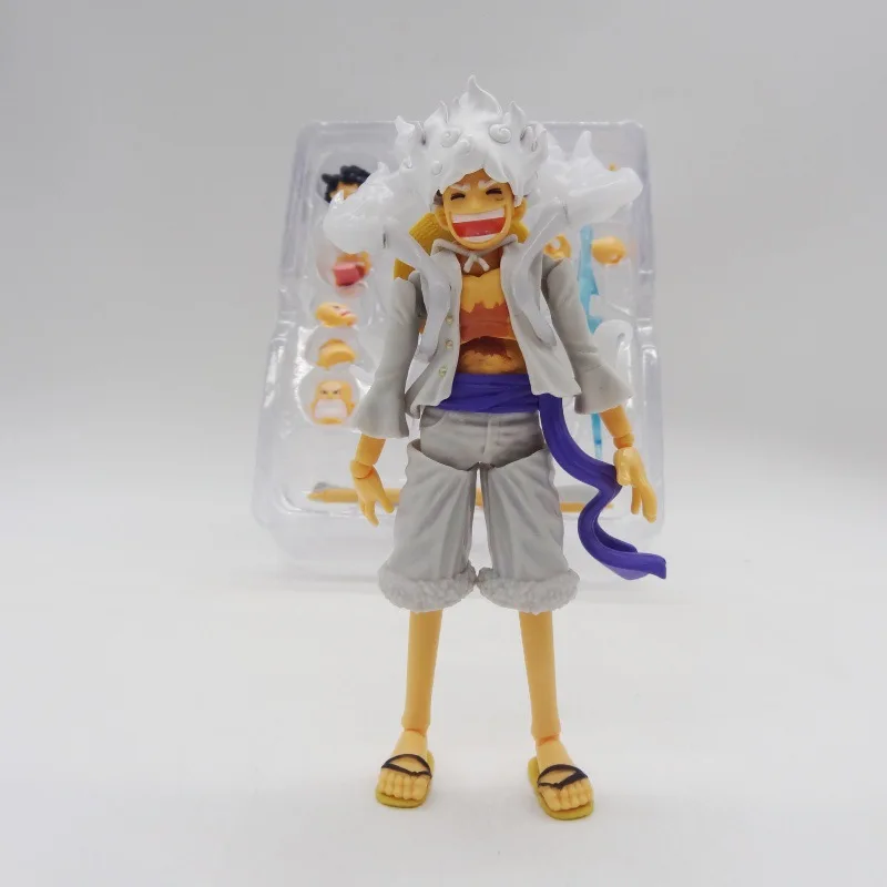One Piece Luffy Gear 5 Sun God Nika Action Figure Anime Model Doll Movable Joints Interchangeable Face Collection Gift For Fans
One Piece Luffy Gear 5 Sun God Nika Action Figure Anime Model Doll Movable Joints Interchangeable Face Collection Gift For Fans