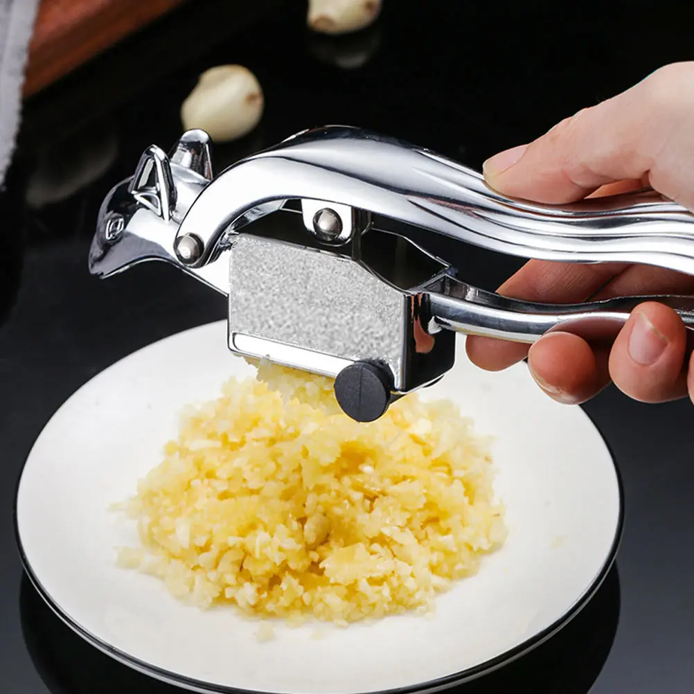 Squirrel Garlic Press Kitchen Tool Stainless Steel Zinc Alloy Safe Easy Clean Manual Ginger Crusher Veggie Gadget Gift
Squirrel Garlic Press Kitchen Tool Stainless Steel Zinc Alloy Safe Easy Clean Manual Ginger Crusher Veggie Gadget Gift