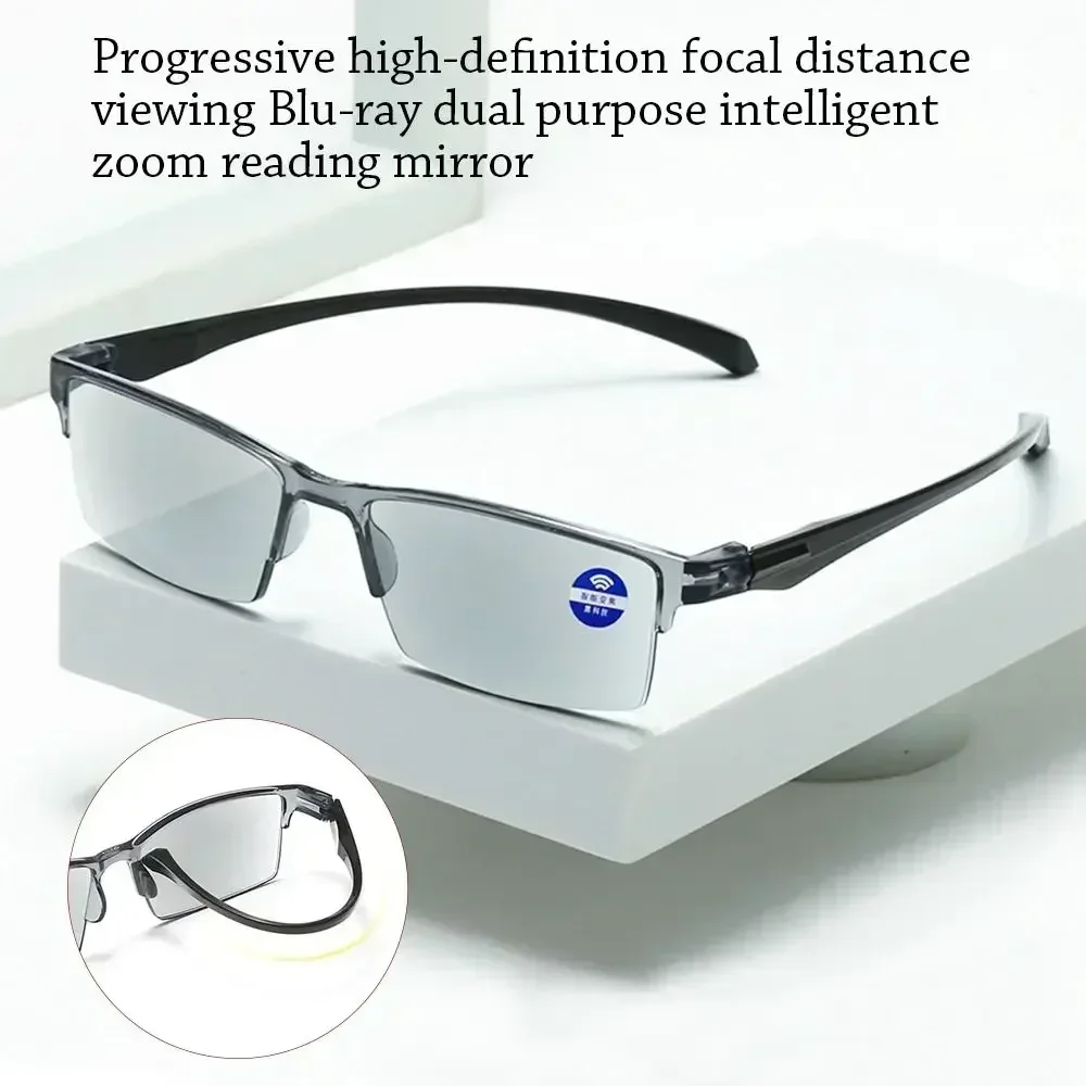 Smart Automatic Zoom Reading Glasses Anti Blue Ray Eyeglasses Autofocus Power Half-Rim Near Far Computer Glasses Очки
Smart Automatic Zoom Reading Glasses Anti Blue Ray Eyeglasses Autofocus Power Half-Rim Near Far Computer Glasses Очки