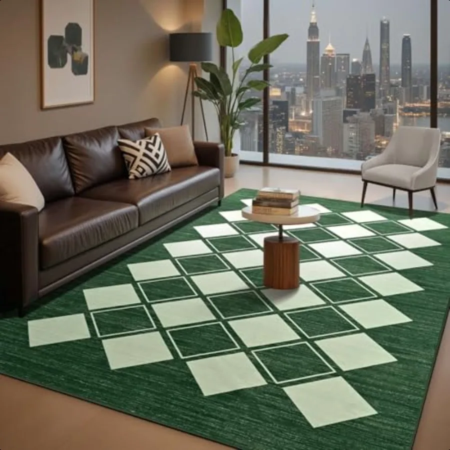 5x8 Washable Area Rug for Bedroom Living Room Checkered Rug NonSlip Fuzzy Fluffy Indoor Modern Carpe for Home Aesthetic Decor D
5x8 Washable Area Rug for Bedroom Living Room Checkered Rug NonSlip Fuzzy Fluffy Indoor Modern Carpe for Home Aesthetic Decor D