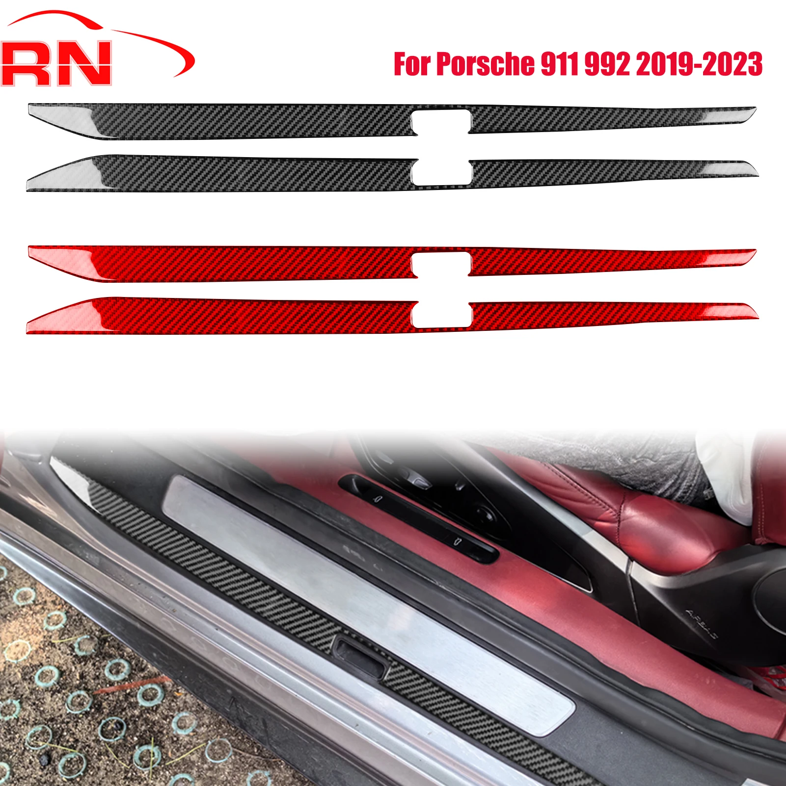 Для Porsche 911 992 2019-2023 модифицированная кованая углеродное волокно, дверная полоса автомобиля, нижняя отделка, внутренняя декоративная наклейка для фортепиано
Для Porsche 911 992 2019-2023 модифицированная кованая углеродное волокно, дверная полоса автомобиля, нижняя отделка, внутренняя декоративная наклейка для фортепиано