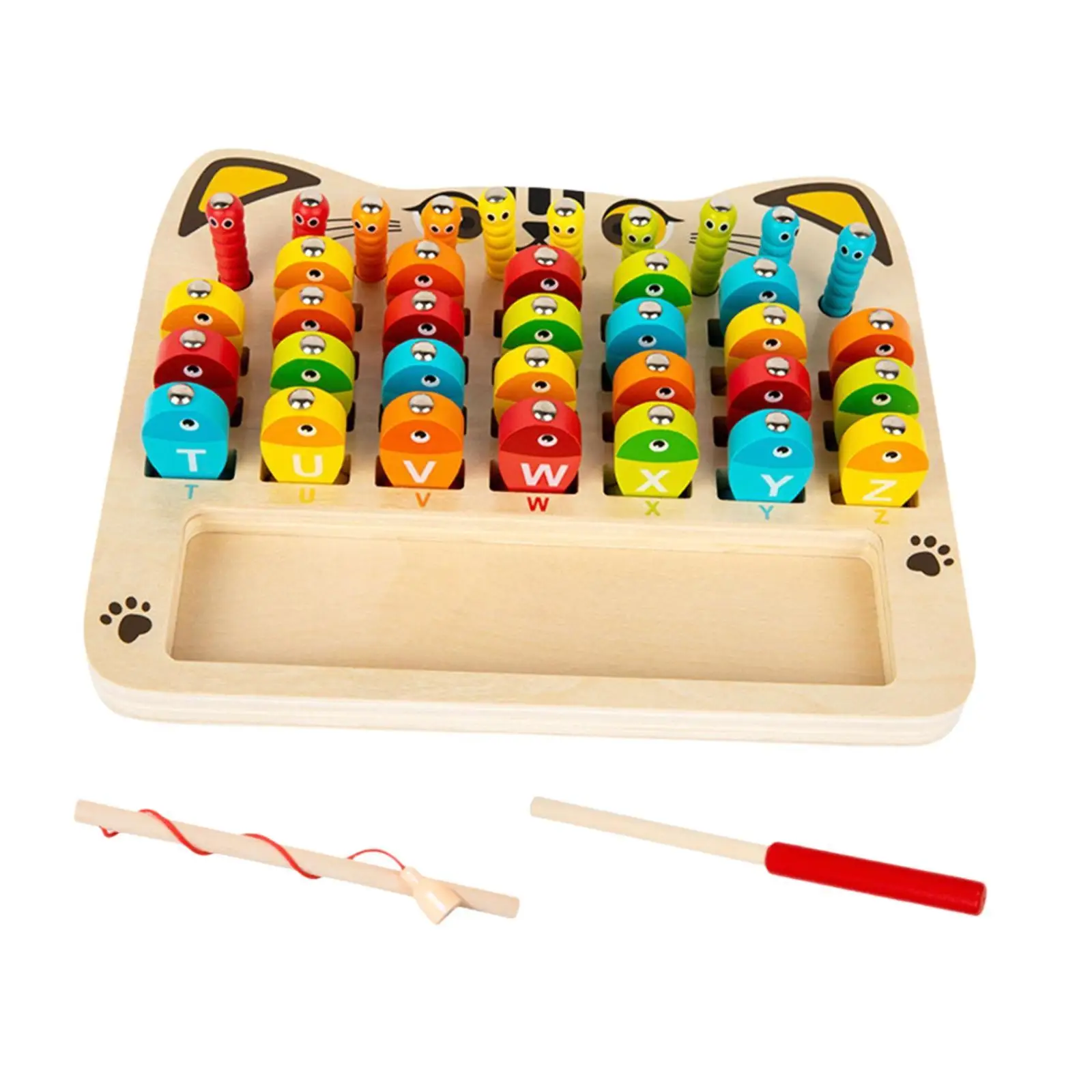 Wooden Fishing Game Toy Hand Eye Coordination Board Game Toy Wooden Puzzle Toy for Children Boys Girls Kids Baby Birthday Gift
Wooden Fishing Game Toy Hand Eye Coordination Board Game Toy Wooden Puzzle Toy for Children Boys Girls Kids Baby Birthday Gift