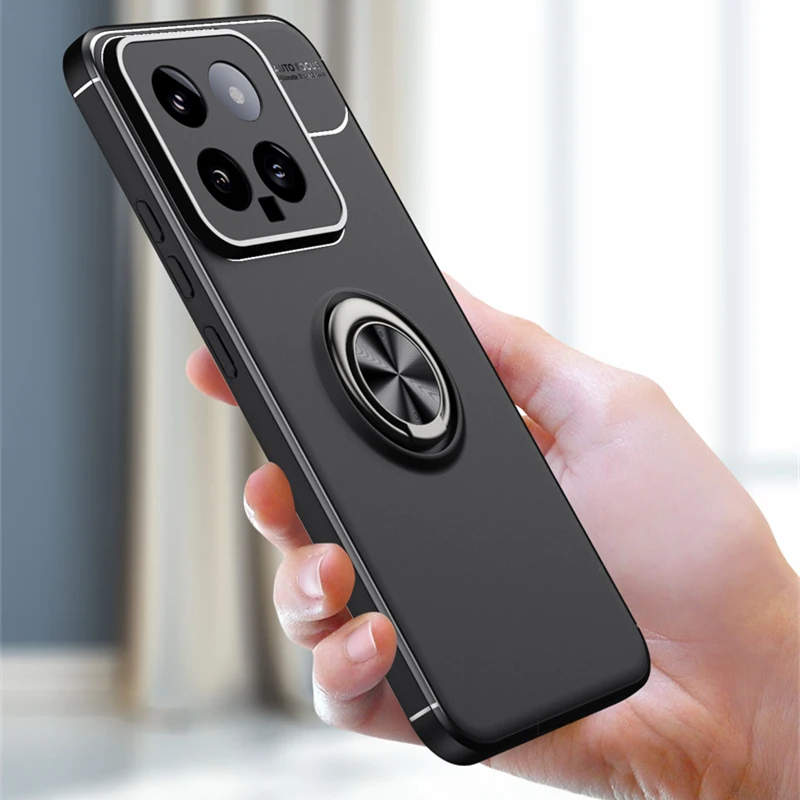 For Xiaomi 14 Case Cover Xiaomi Mi 14 Capas Bumper Back Shockproof Magnetic TPU Soft Ring Holder For Cover Mi14 Mi 14 Pro Fundas
For Xiaomi 14 Case Cover Xiaomi Mi 14 Capas Bumper Back Shockproof Magnetic TPU Soft Ring Holder For Cover Mi14 Mi 14 Pro Fundas