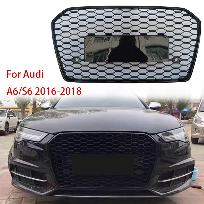 Racing Grills For Audi A6 S6 C7PA Modified RS6 2016 2017 2018 Honeycomb Hood Cover Plate Front Bumper Mesh Grill Car Accessories
Racing Grills For Audi A6 S6 C7PA Modified RS6 2016 2017 2018 Honeycomb Hood Cover Plate Front Bumper Mesh Grill Car Accessories