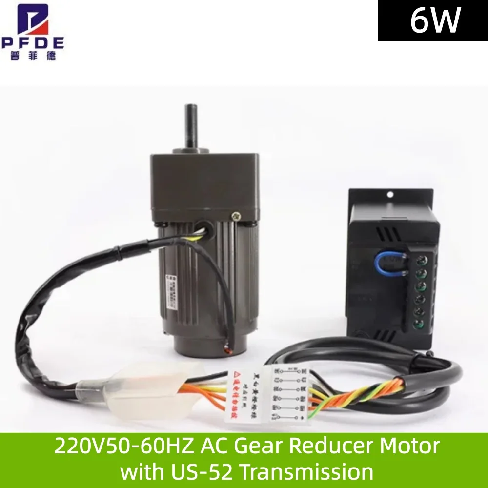 6W 220V AC Gear Reducer Motor 2IK6GN-C with Adjustable Speed CW CCW Single-Phase Motor
6W 220V AC Gear Reducer Motor 2IK6GN-C with Adjustable Speed CW CCW Single-Phase Motor
