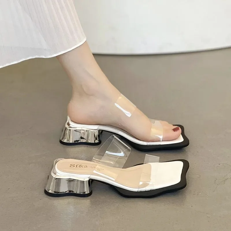 Cresfimix Women Sexy Light Weight Square Heel Transparent Slip on Sandal Shoes Lady Cute Comfort Spring Heel Sandals A1114
Cresfimix Women Sexy Light Weight Square Heel Transparent Slip on Sandal Shoes Lady Cute Comfort Spring Heel Sandals A1114