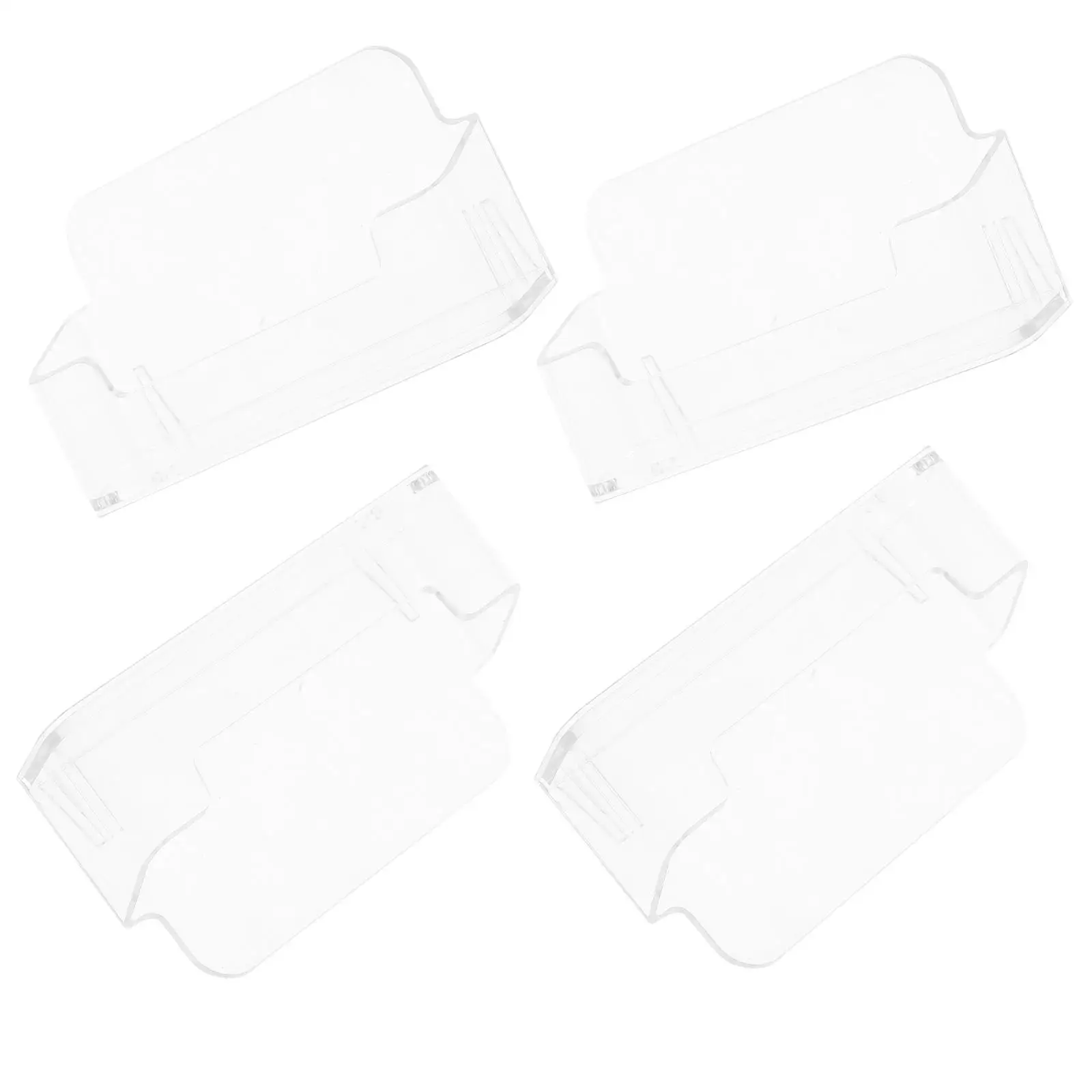 4 Pcs Transparent Business Card Holder Stand Acrylic Desk Organizer Display Case Storage Rack For Office Home Use Durability
4 Pcs Transparent Business Card Holder Stand Acrylic Desk Organizer Display Case Storage Rack For Office Home Use Durability