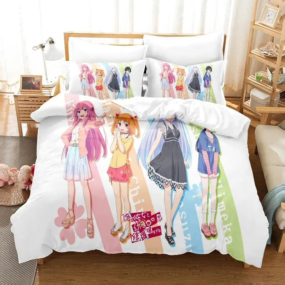 Fashion 3D Print Kawaii Girls OreShura Bedding Set Cartoon Anime three-piece set Adult Kid Bedroom Duvet cover Sets Home Textile
Fashion 3D Print Kawaii Girls OreShura Bedding Set Cartoon Anime three-piece set Adult Kid Bedroom Duvet cover Sets Home Textile