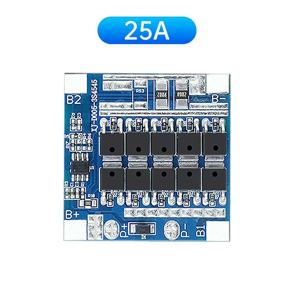 BMS 3S 12V 25A Ternary lithium Battery Charge Protection Board for Electric Boat Uninterrupted Power Supply 12V Car Battery
BMS 3S 12V 25A Ternary lithium Battery Charge Protection Board for Electric Boat Uninterrupted Power Supply 12V Car Battery