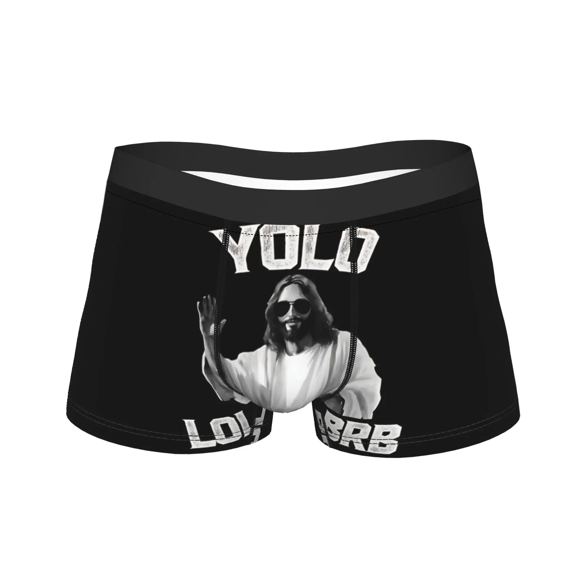 Новинка! Сексуальные мягкие трусы-боксеры Yolo Jk BRB Jesus для мужчин, с индивидуальным дизайном, большие размеры, с анатомическим мешочком.
Новинка! Сексуальные мягкие трусы-боксеры Yolo Jk BRB Jesus для мужчин, с индивидуальным дизайном, большие размеры, с анатомическим мешочком.