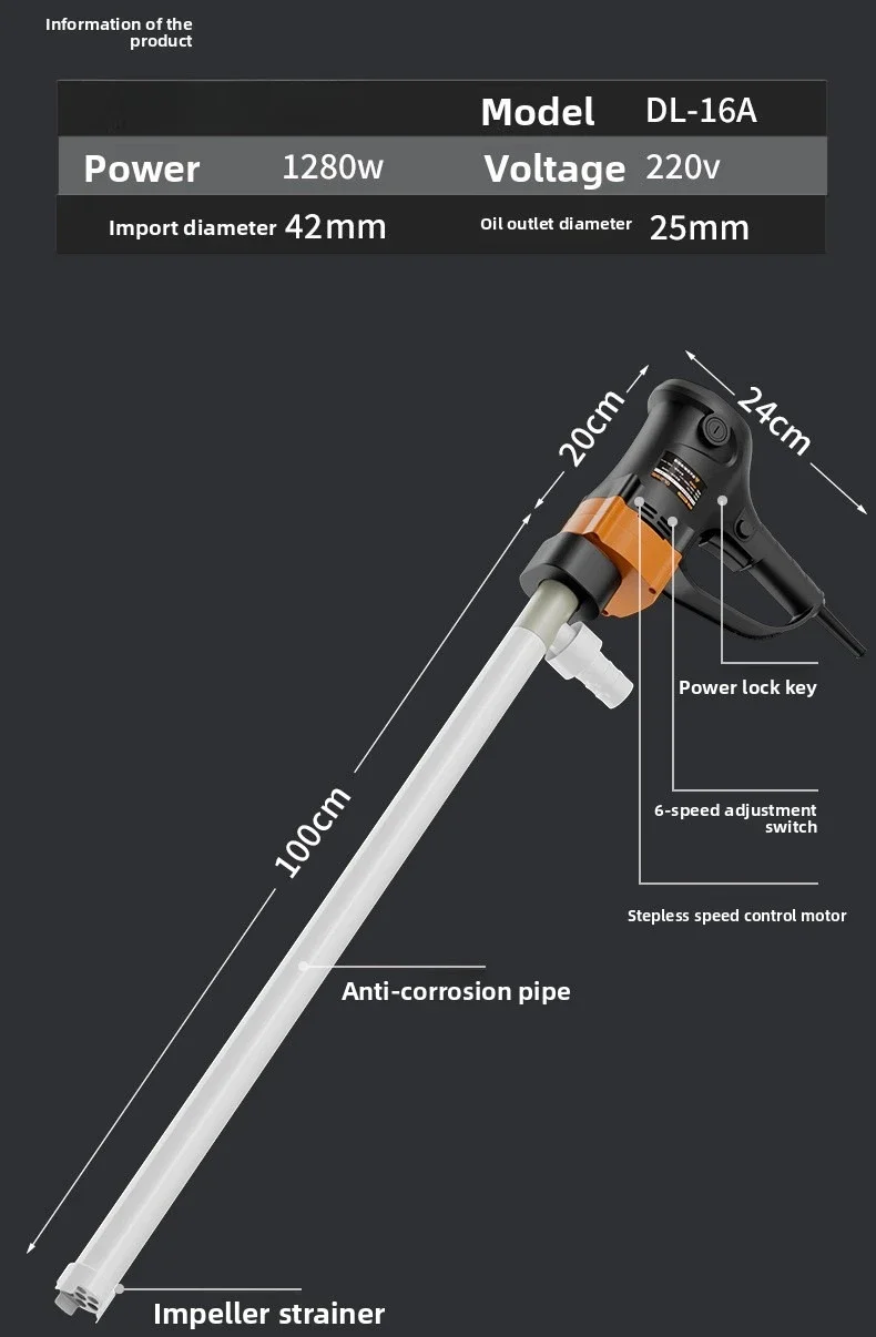 2025 New Electric Oil Pump 220v Barrel Pump Diesel Suction Pump
2025 New Electric Oil Pump 220v Barrel Pump Diesel Suction Pump