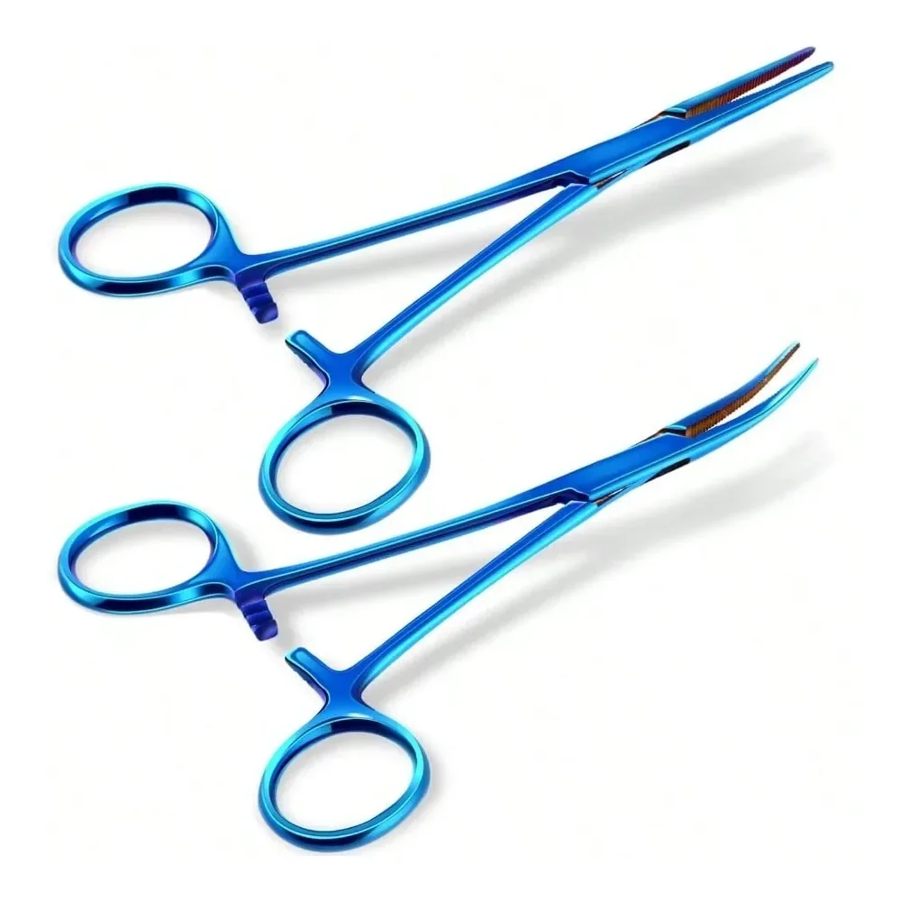 Curved And Straight Hemostat Forceps Piercing Pliers Forceps, Stainless Steel Straight And Curved Pliers, Fishing TweezerColorf
Curved And Straight Hemostat Forceps Piercing Pliers Forceps, Stainless Steel Straight And Curved Pliers, Fishing TweezerColorf