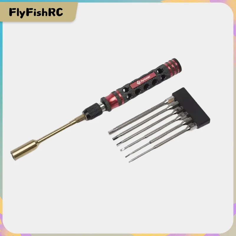 FlyFish RC 7-в-1 FPV комплект шестигранных отверток шестигранные отвертки для радиоуправляемого автомобиля, лодки, самолета, вертолета, ремонта дронов FPV
FlyFish RC 7-в-1 FPV комплект шестигранных отверток шестигранные отвертки для радиоуправляемого автомобиля, лодки, самолета, вертолета, ремонта дронов FPV