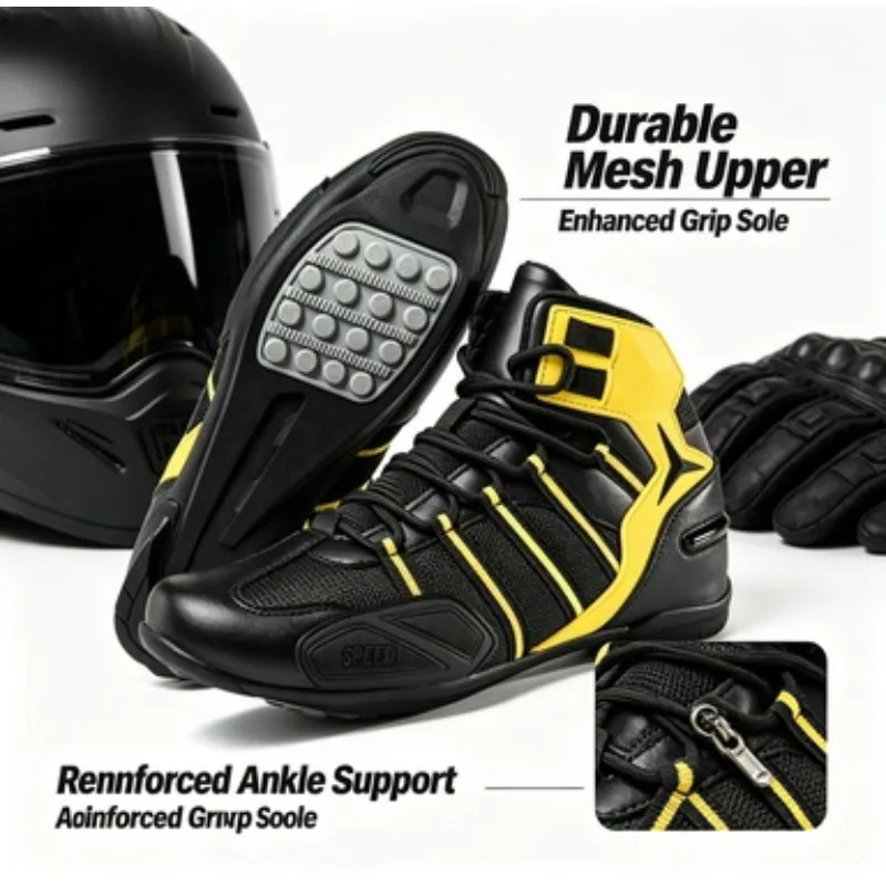 Waterproof Riding Racing Boots Protection Motorcycle Shoes Off-road Anti-slip Protection Gear Shift Sneakers Motorcycle Boots
Waterproof Riding Racing Boots Protection Motorcycle Shoes Off-road Anti-slip Protection Gear Shift Sneakers Motorcycle Boots