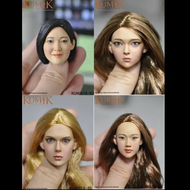 KUMIK new beautiful woman head carving 1/6 KM16-83 16-84 16-85 16-86 head carving model
KUMIK new beautiful woman head carving 1/6 KM16-83 16-84 16-85 16-86 head carving model