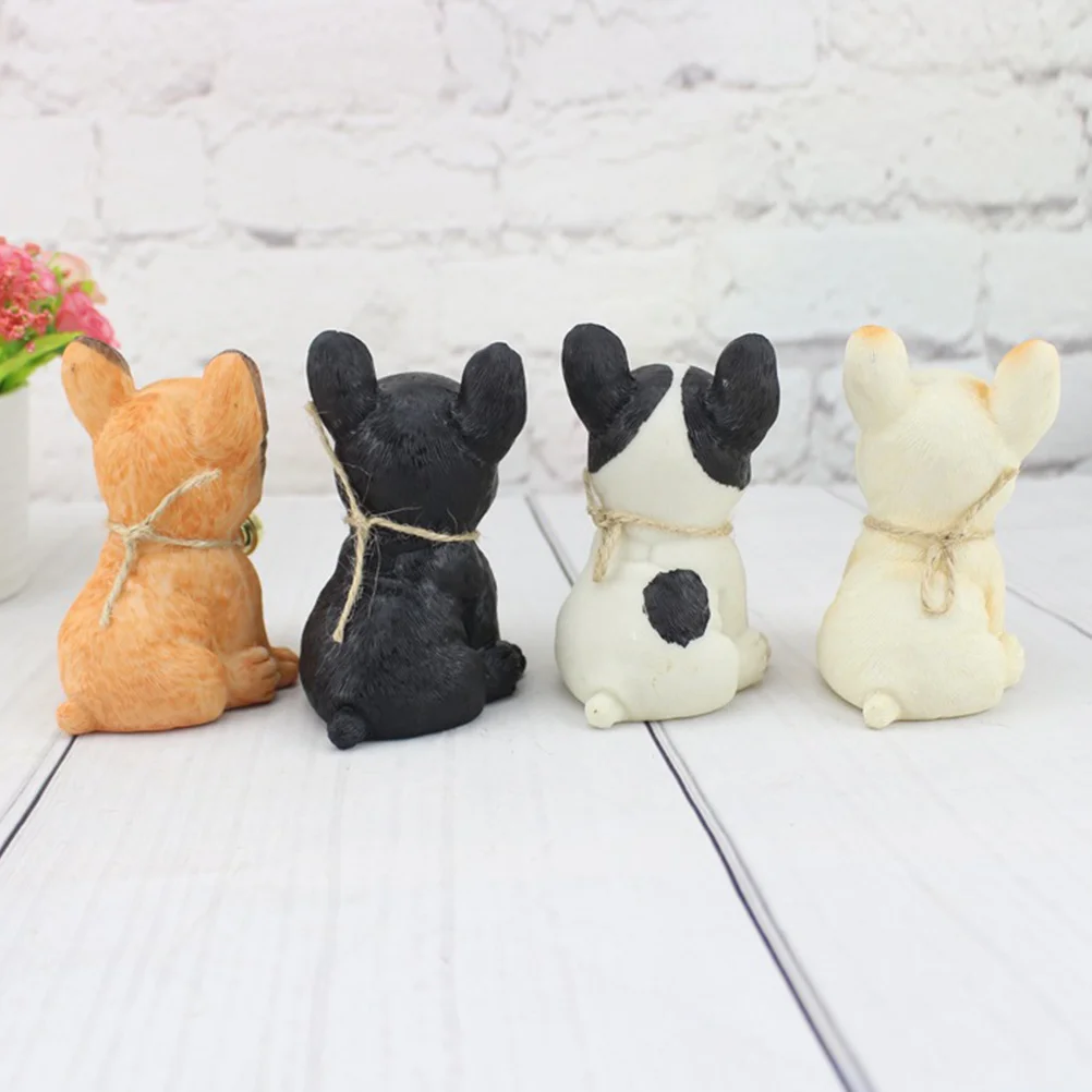 White Resin Miniature Bulldog Puppy Ornament Desktop Decoration Home Office Ornament Miniature Landscape Accessory 
White Resin Miniature Bulldog Puppy Ornament Desktop Decoration Home Office Ornament Miniature Landscape Accessory