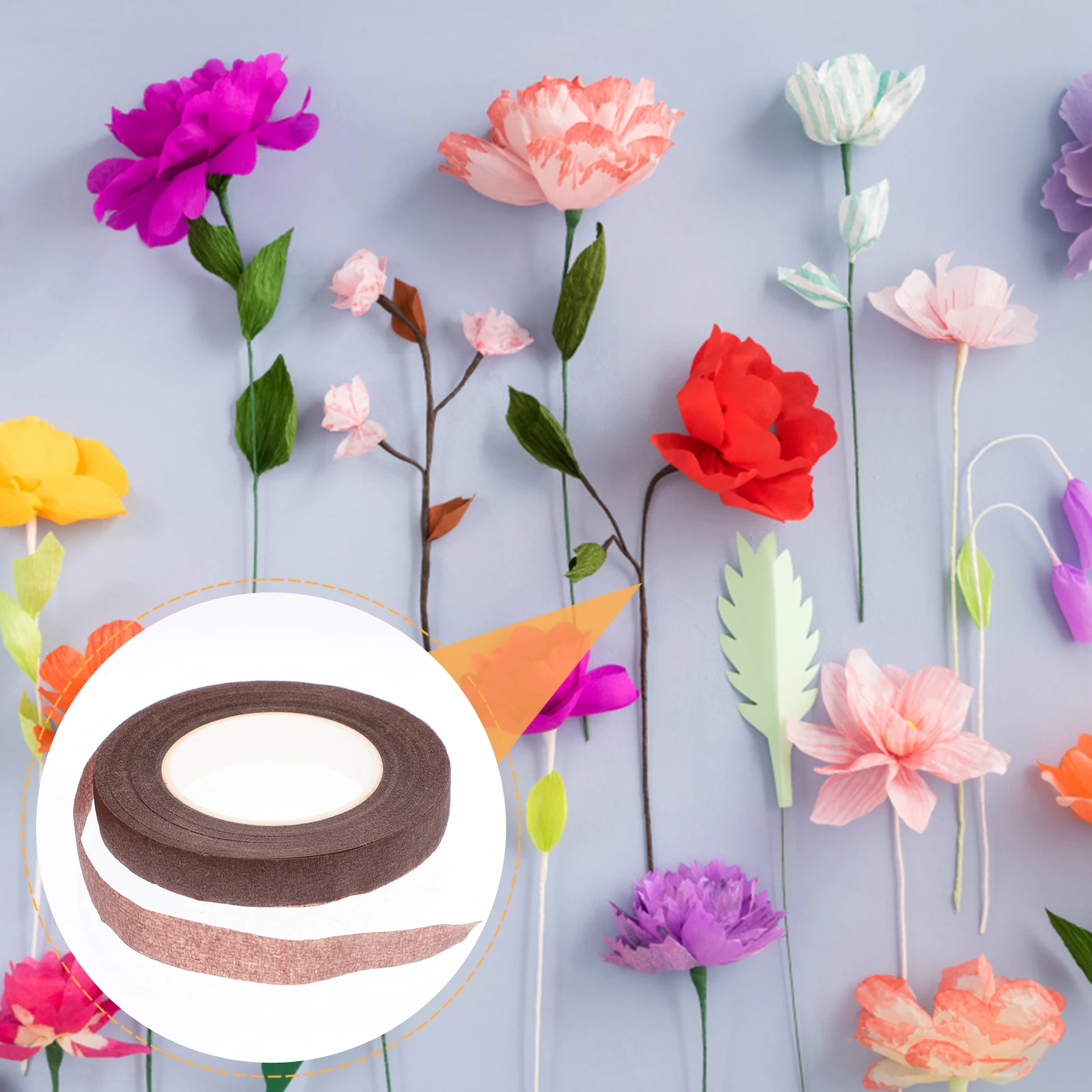 3pcs 12Mm X 30Yd Floral Tape Strong Stretchable Self-Adhesive Colorfast Crepe Paper For Stem Wrapping Bouquets Crafts Diy
3pcs 12Mm X 30Yd Floral Tape Strong Stretchable Self-Adhesive Colorfast Crepe Paper For Stem Wrapping Bouquets Crafts Diy