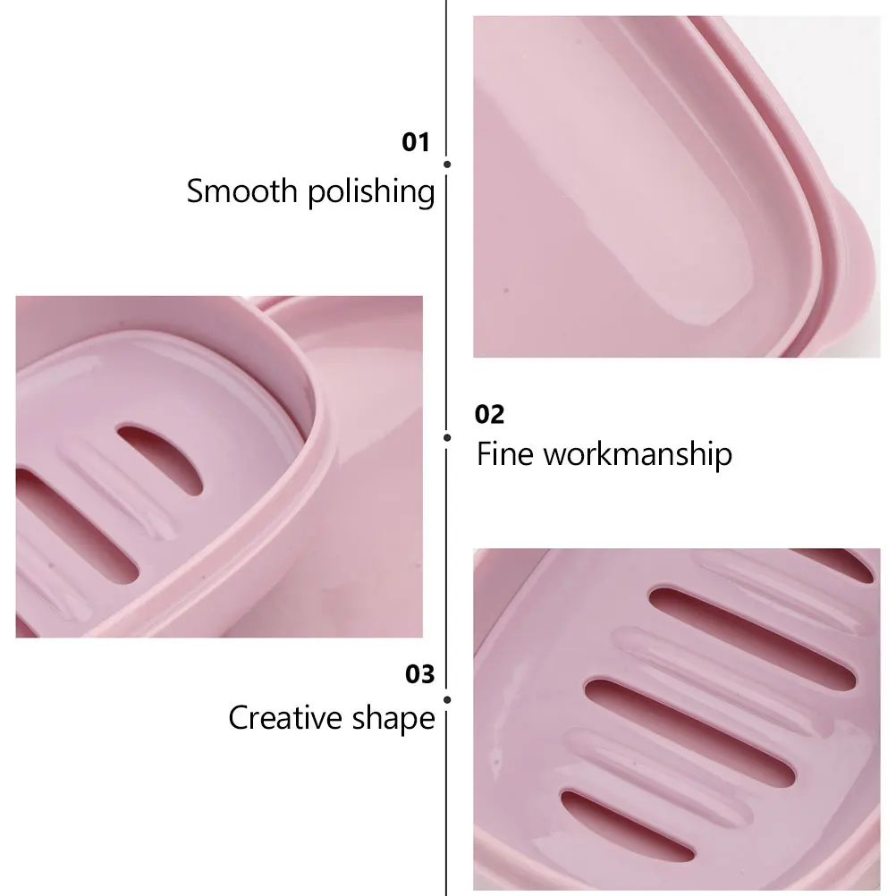 2 Pcs Travel Soap Box Portable Bathroom Supplies High Quality Plastic Strong Waterproof Large Size Soap Case
2 Pcs Travel Soap Box Portable Bathroom Supplies High Quality Plastic Strong Waterproof Large Size Soap Case