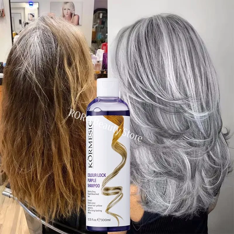 Professional Purple Shampoo Professional Yellow Removal Post Dyeing Gray Hair Care Bleached Highlighted Shampoo Revitalize 300ml
Professional Purple Shampoo Professional Yellow Removal Post Dyeing Gray Hair Care Bleached Highlighted Shampoo Revitalize 300ml