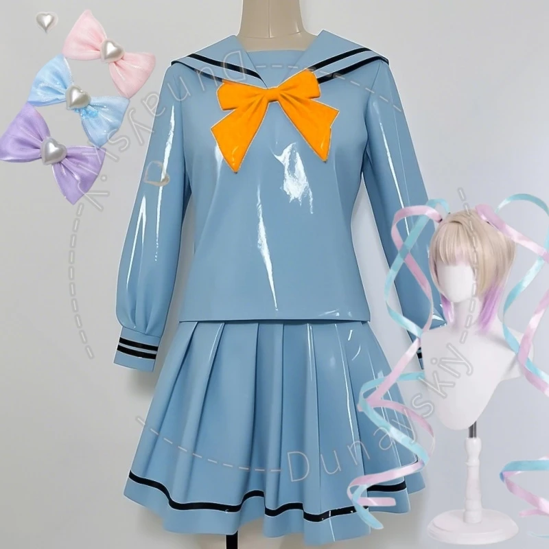 Anime Game Needy Girl Streamer Overload Cosplay KAngel JK Uniform PU Leather Shiny Sailor Suit Pleated Skirt Plus Size Halloween
Anime Game Needy Girl Streamer Overload Cosplay KAngel JK Uniform PU Leather Shiny Sailor Suit Pleated Skirt Plus Size Halloween