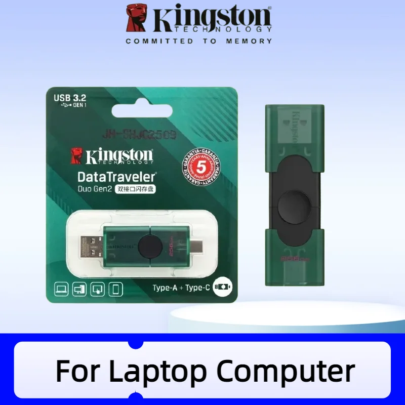 Kingston USB 3.2 Dual Type-C USB-A Flash Drive 128GB 256GB OTG Pendrive Memory Stick for iPhone 15 16 Original DTDEG2 U Disk
Kingston USB 3.2 Dual Type-C USB-A Flash Drive 128GB 256GB OTG Pendrive Memory Stick for iPhone 15 16 Original DTDEG2 U Disk