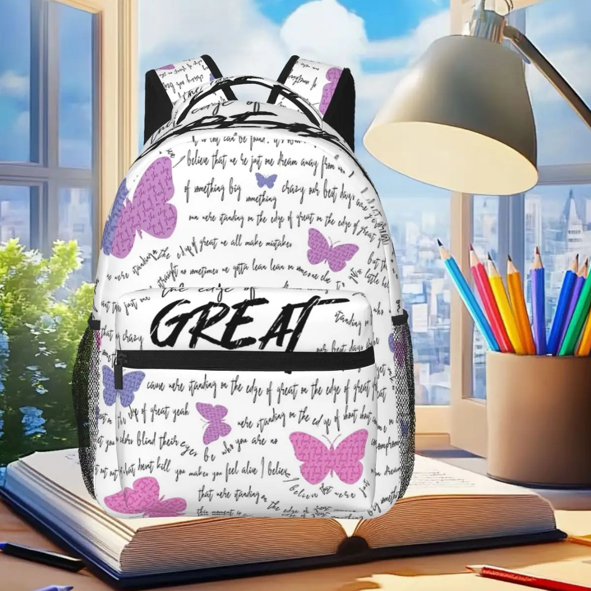 Рюкзак Edge Of Great Julie And The Phantoms, студенческий рюкзак для мальчиков и девочек, детская школьная сумка, сумки на плечо для ноутбука для мужчин и женщин
Рюкзак Edge Of Great Julie And The Phantoms, студенческий рюкзак для мальчиков и девочек, детская школьная сумка, сумки на плечо для ноутбука для мужчин и женщин