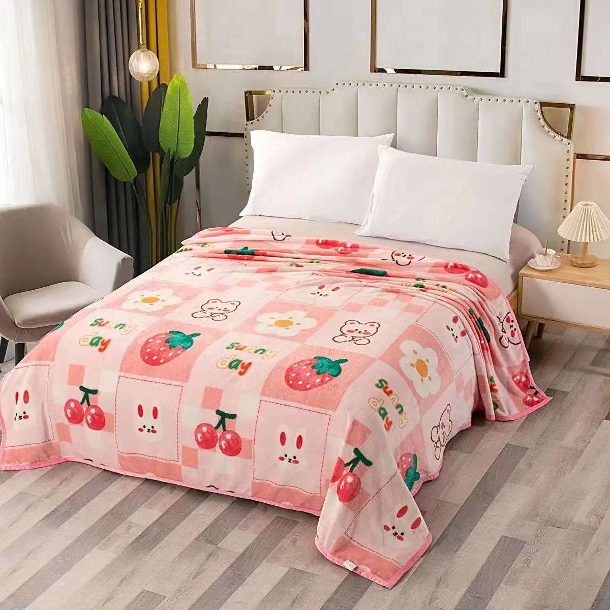 Flannel Blanket Warm Sheets In Autumn and Winter Lovely Pattern Coral Velvet Air Conditioning Blanket
Flannel Blanket Warm Sheets In Autumn and Winter Lovely Pattern Coral Velvet Air Conditioning Blanket