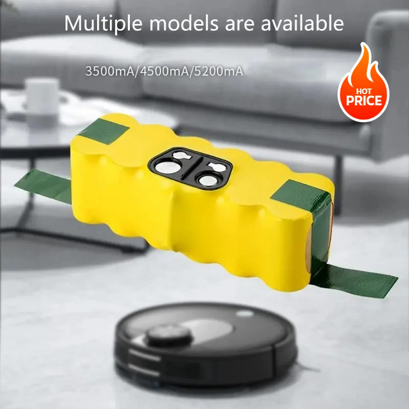 3500/4500/6000/8000mAh 14.4V Battery for Sweeping Robot Vacuum Cleaner 700 800 900 Series
3500/4500/6000/8000mAh 14.4V Battery for Sweeping Robot Vacuum Cleaner 700 800 900 Series